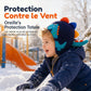 Bonnet en tricot dinosaure mignon pour tout-petits et enfants, bonnet d'hiver épais et chaud, coupe-vent avec protections d'oreilles pour garçons et filles