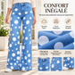 Jeans évasés à pois et taille haute pour femmes