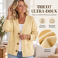 Cardigan en tricot ample à col en V pour femme