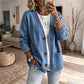 Cardigan en tricot ample à col en V pour femme