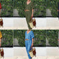 Haut ample à col en V et pantalon à poches