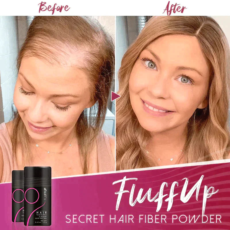 🔥Dernier jour Achetez 2 Obtenez 1 gratuit🔥 - Fluffup secret hair fibre powder - Supplément capillaire efficace