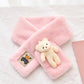 🔥Dernier jour Prix réduit - Bavoir en peluche ours mignon pour adulte et enfant