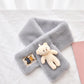 🔥Dernier jour Prix réduit - Bavoir en peluche ours mignon pour adulte et enfant