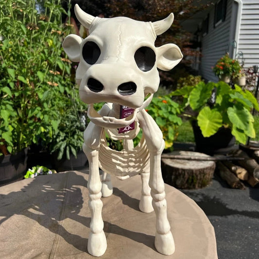 🔥Halloween Promotion 49% OFF💀Skeleton Cow & Horse Decorative Prop