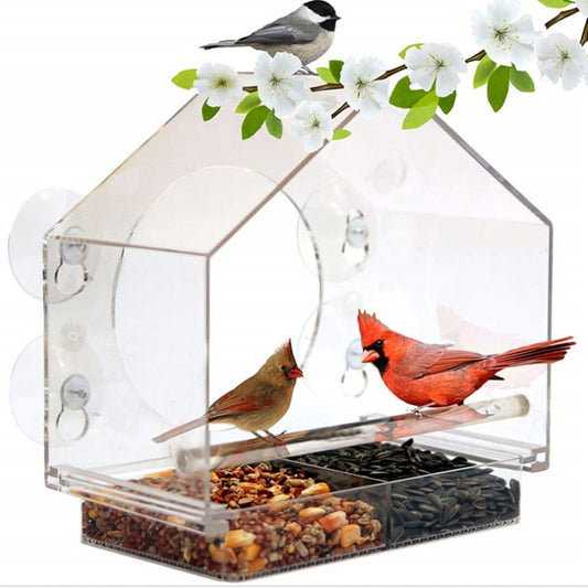 (🔥VENTE CHAUDE MAINTENANT 49% DE RÉDUCTION) -🐦 Mangeoires pour oiseaux de fenêtre