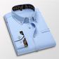【Dernier jour pour 60% de réduction】Chemise d'affaires décontractée avec chemise à manches longues pour les hommes