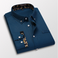 【Dernier jour pour 60% de réduction】Chemise d'affaires décontractée avec chemise à manches longues pour les hommes