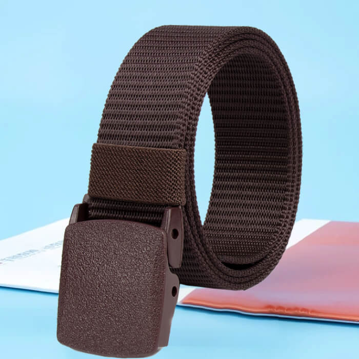 🎁Vente chaude du Nouvel An 2024🎁Ceinture en nylon à boucle non métallique et non magnétique