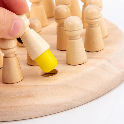 🎄49% de réduction sur les ventes de Noël🎁 - Jeu d'échecs en bois Memory Memory Match Stick