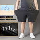 🔥【ACHETER 1 OBTENIR 1 GRATUIT】🔥 Short stretch en soie glacée grande taille pour homme—🔥livraison gratuite🔥