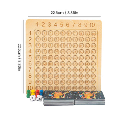 💥 48% - Jeu de plateau de multiplication en bois