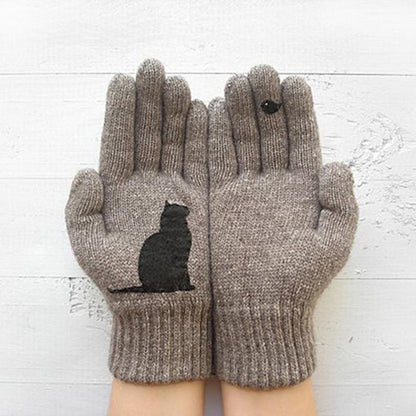 【🔥Dernier jour pour acheter 1 obtenir 1 gratuit】Gants en coton avec éventail de chats