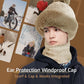 🎄Dernier jour pour 49% de réduction pour Noël - Bonnet écharpe coupe-vent pour femmes