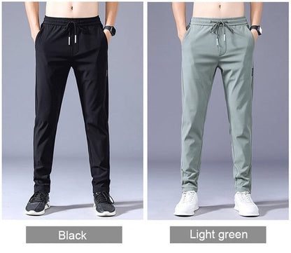 Pantalon stretch à séchage rapide pour hommes en soie glacée【Achetez 2 paires Livraison gratuite】