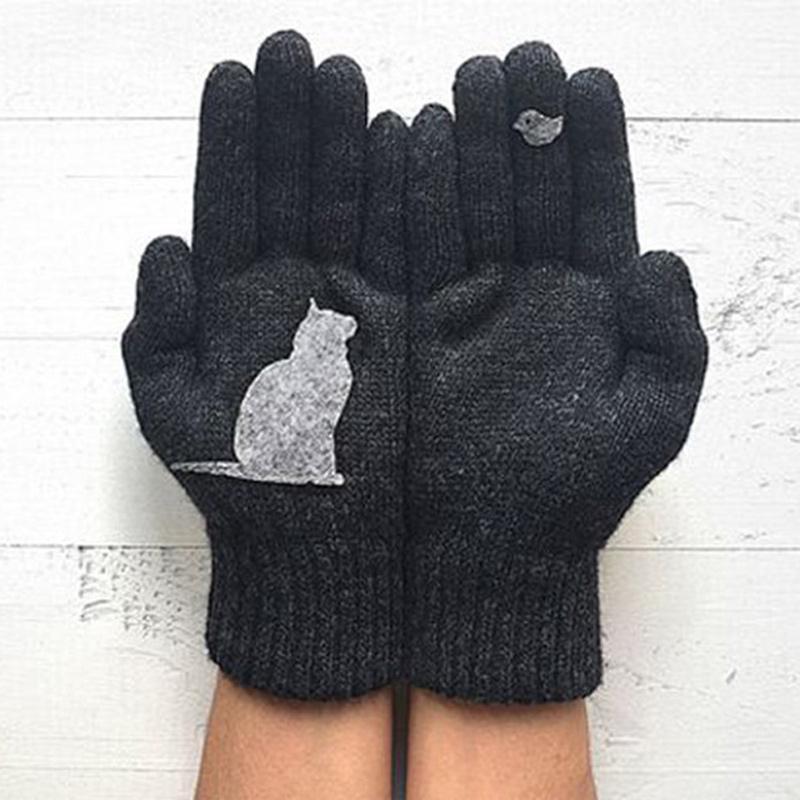 【🔥Dernier jour pour acheter 1 obtenir 1 gratuit】Gants en coton avec éventail de chats