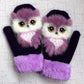 🧤Gants tricotés à la main avec des animaux mignons