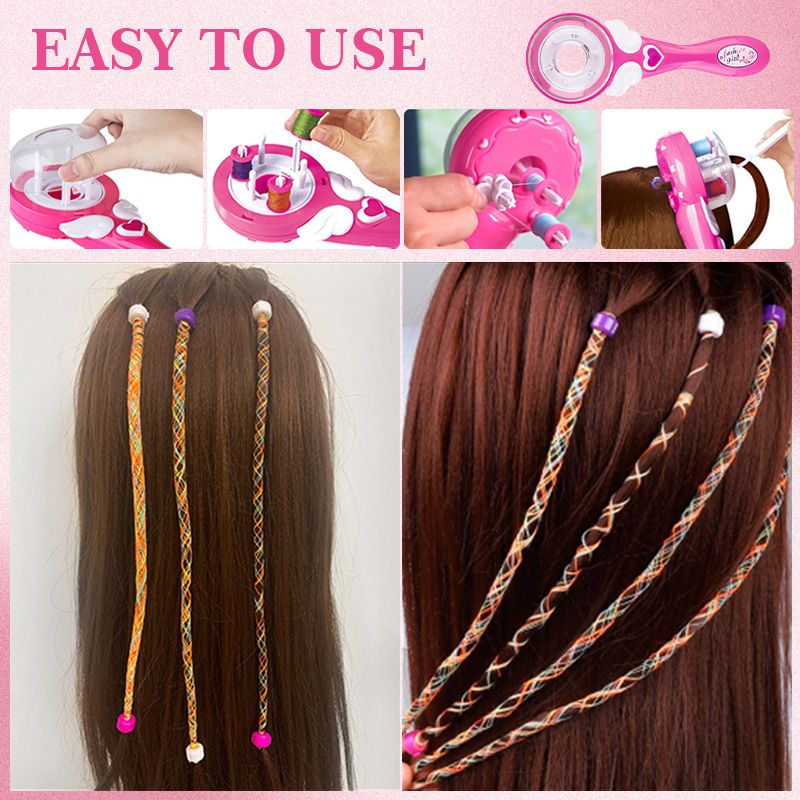 🎁Grande vente de Noël - 40% de réduction🎀Kit de tressage de cheveux automatique DIY