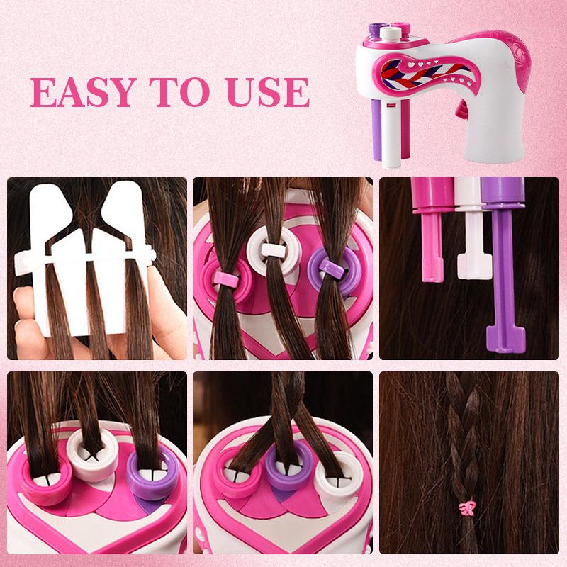 🎁Grande vente de Noël - 40% de réduction🎀Kit de tressage de cheveux automatique DIY