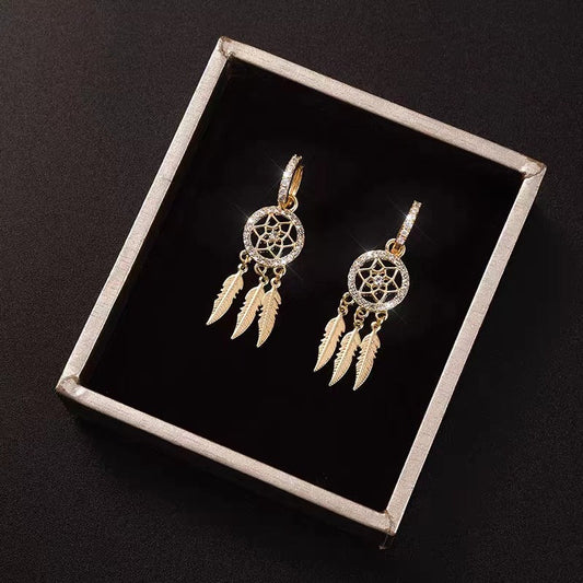 🔥Vente chaude 40 % de réduction🔥Boucles d'oreilles à pendentif en cristal de rêve