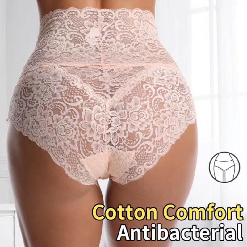 🔥Dernier jour pour acheter 1 et obtenir 2 gratuits - Culotte sexy en dentelle de première qualité à taille haute