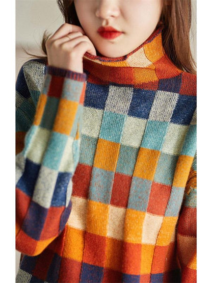 Stylish Women's Sweater with a Unique Pattern