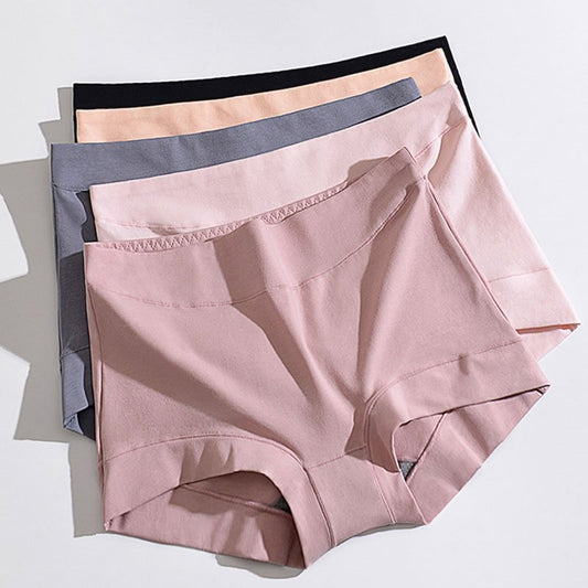 PAYER 1 ET OBTENEZ 3 (3 packs) 🌸 Culottes en coton à haute taille pour femmes à base de graphène et antibactériennes