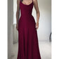 （🔥Dernier jour -50%OFF🔥)Robe longue drapée Lulah avec soutien-gorge intégré