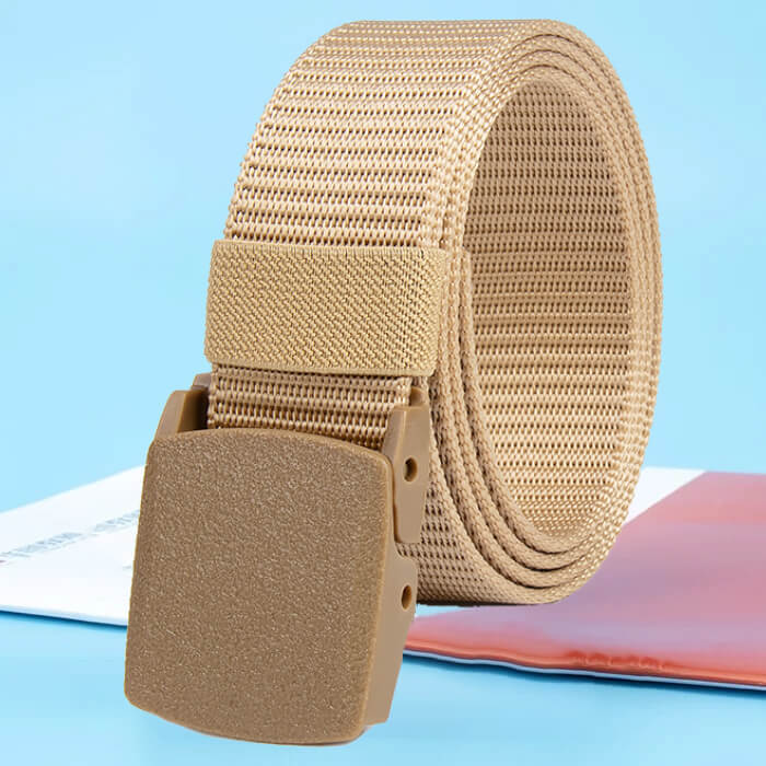 🎁Vente chaude du Nouvel An 2024🎁Ceinture en nylon à boucle non métallique et non magnétique