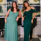 （🔥Dernier jour -50%OFF🔥)Robe longue drapée Lulah avec soutien-gorge intégré