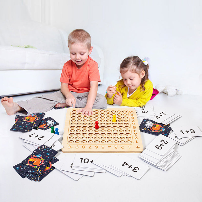 💥 48% - Jeu de plateau de multiplication en bois