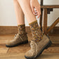 💕💕 Cette semaine, 48% de réduction - Achetez 1 obtenez 1 gratuitement🌼Dame Chaussettes en Coton Rétro