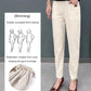 Pantalon à ceinture en coton extensible pour femmes