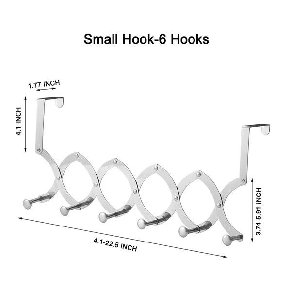 Crochet de porte pliant réglable