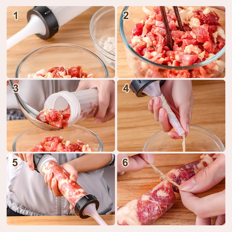 【Cadeau pratique】Ensemble de fabrication de saucisses maison pratique