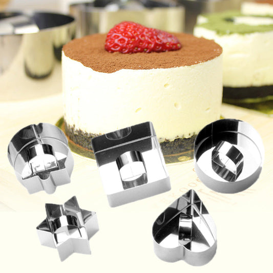 [Creative Gift] Multi-shape Stainless Steel Baking Molds