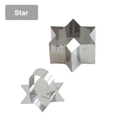 [Creative Gift] Multi-shape Stainless Steel Baking Molds