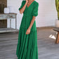 🔥Robe Élégante Longue Bohême à Encolure en V Fendue